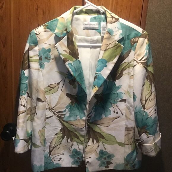 NWOT Alfred Dunner Print Jacket Women’s 8P - Picture 8 of 8